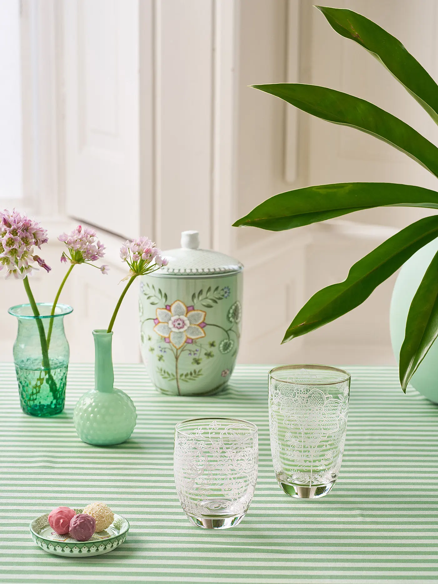 PIP STUDIO | Wasserglas 2er Set 280ml Flower White | 
